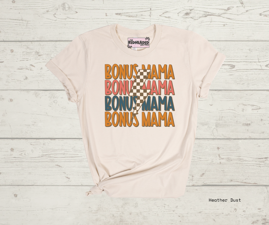 Retro Bonus Mama T-shirt