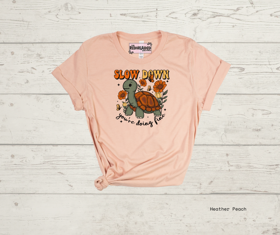 Slow Down Turtle T-shirt