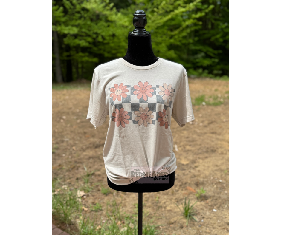 Retro Flowers T-shirt