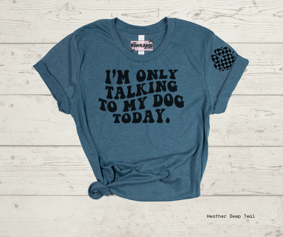 Talking to Dog T-shirt