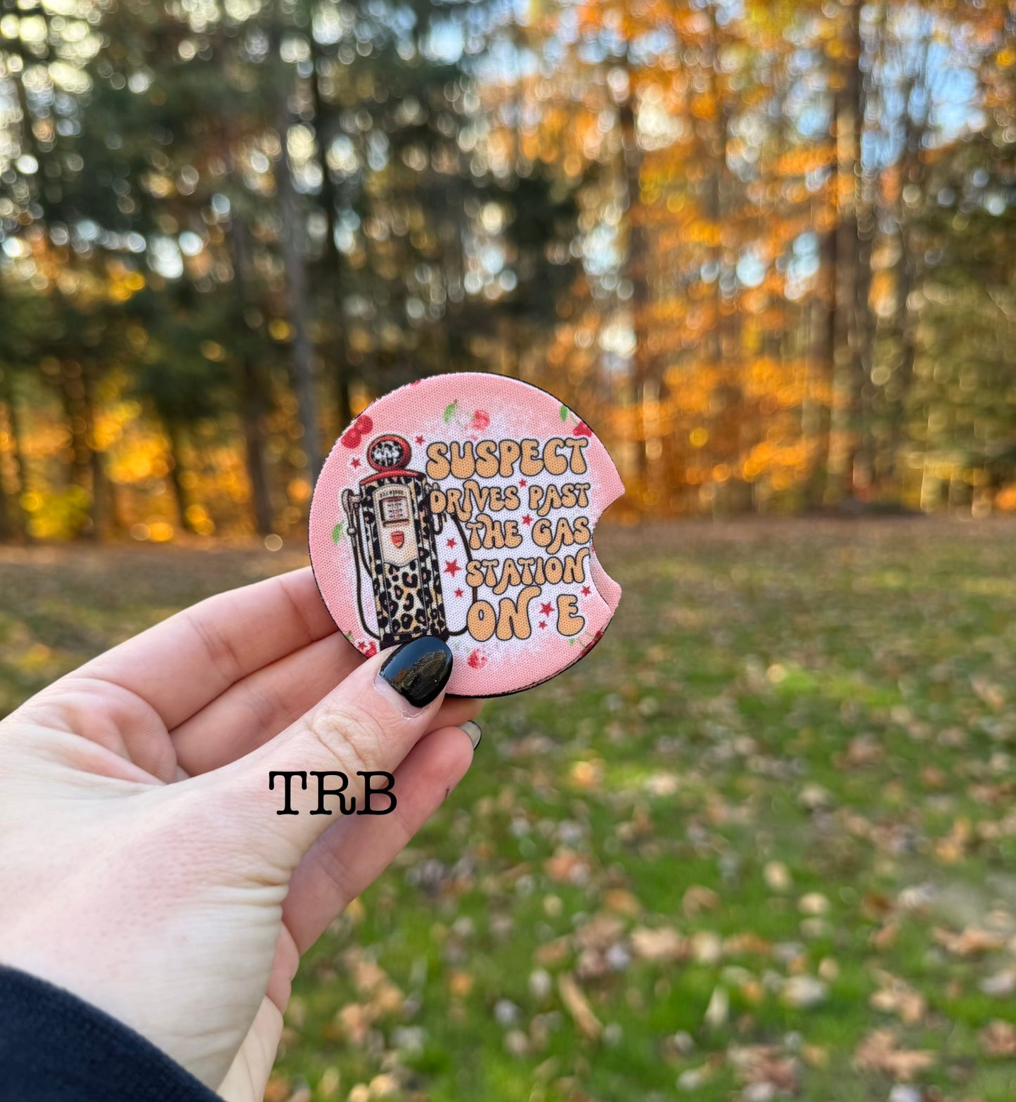 Gas station Car Coasters