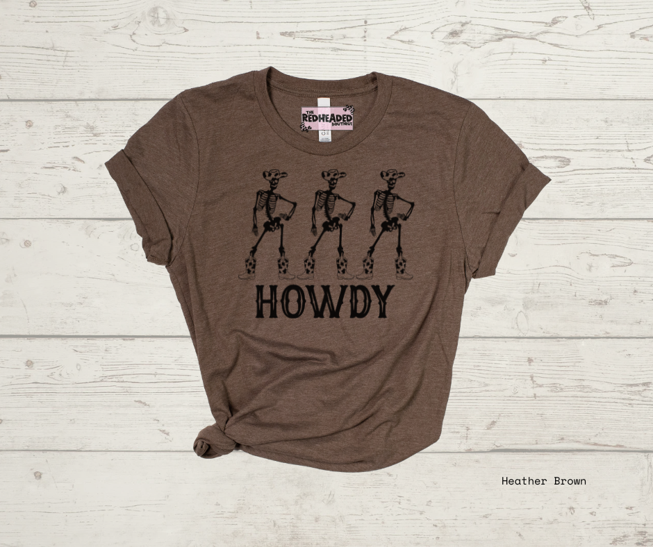 Howdy Skeletons T-shirt
