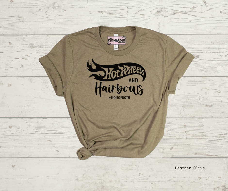 Hot wheels & Hair Bows T-shirt
