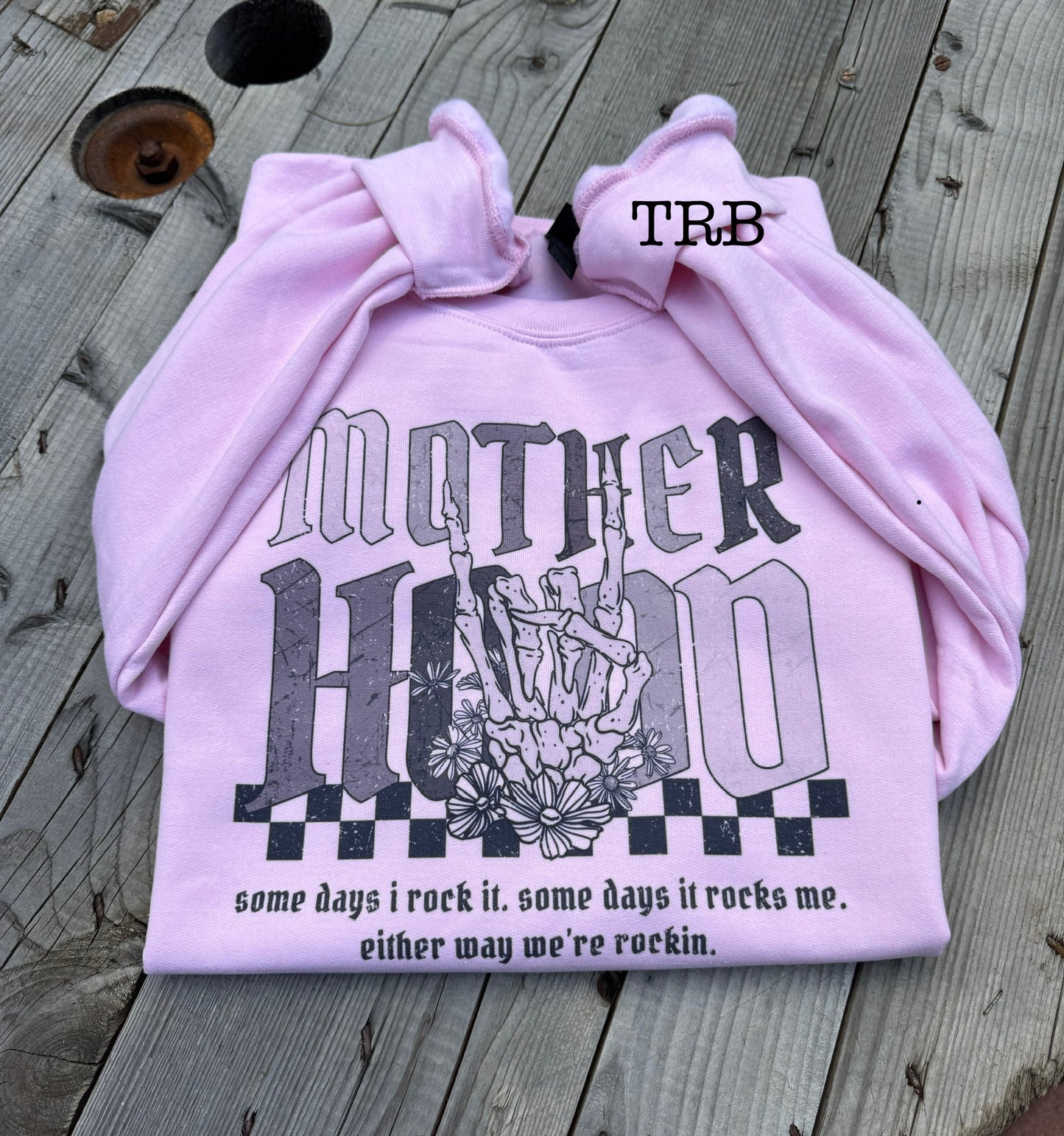 Greyscale Motherhood Crewneck
