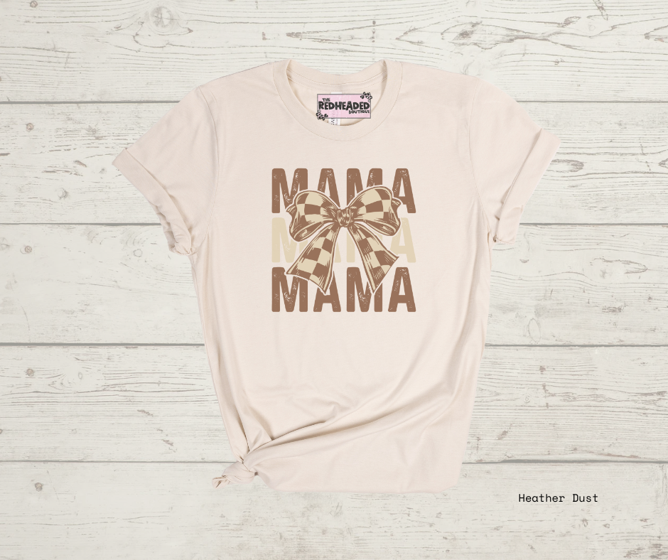 Stacked Tan Mama T-shirt