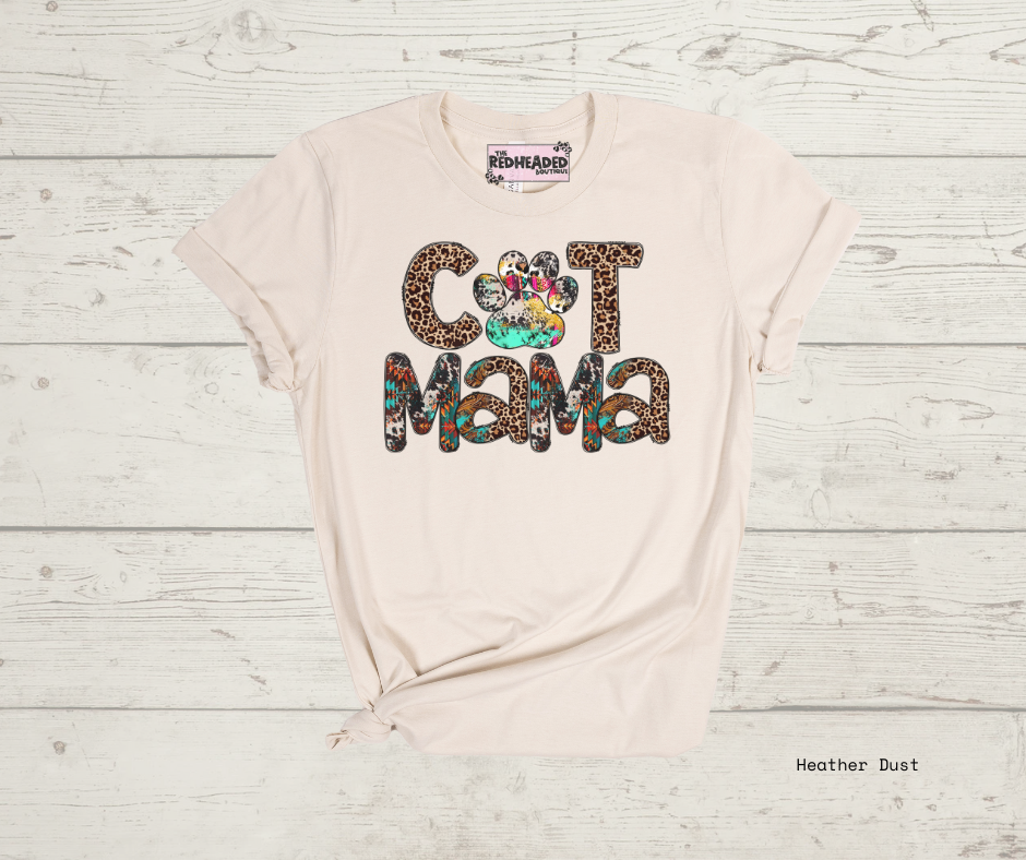 Western Cat Mama T-shirt