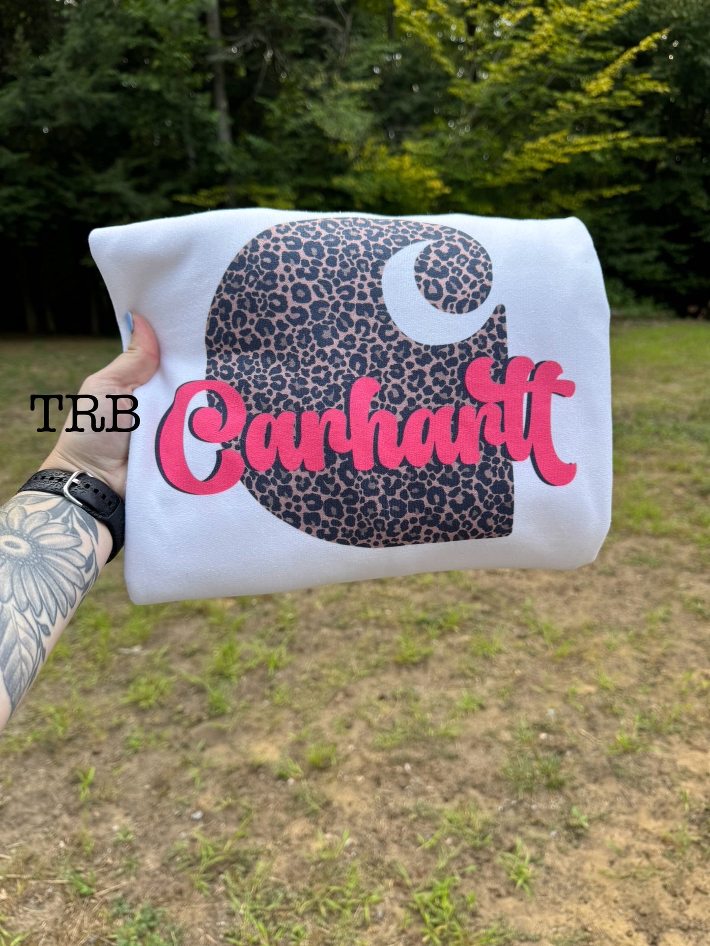 Leopard Car*art Crewneck