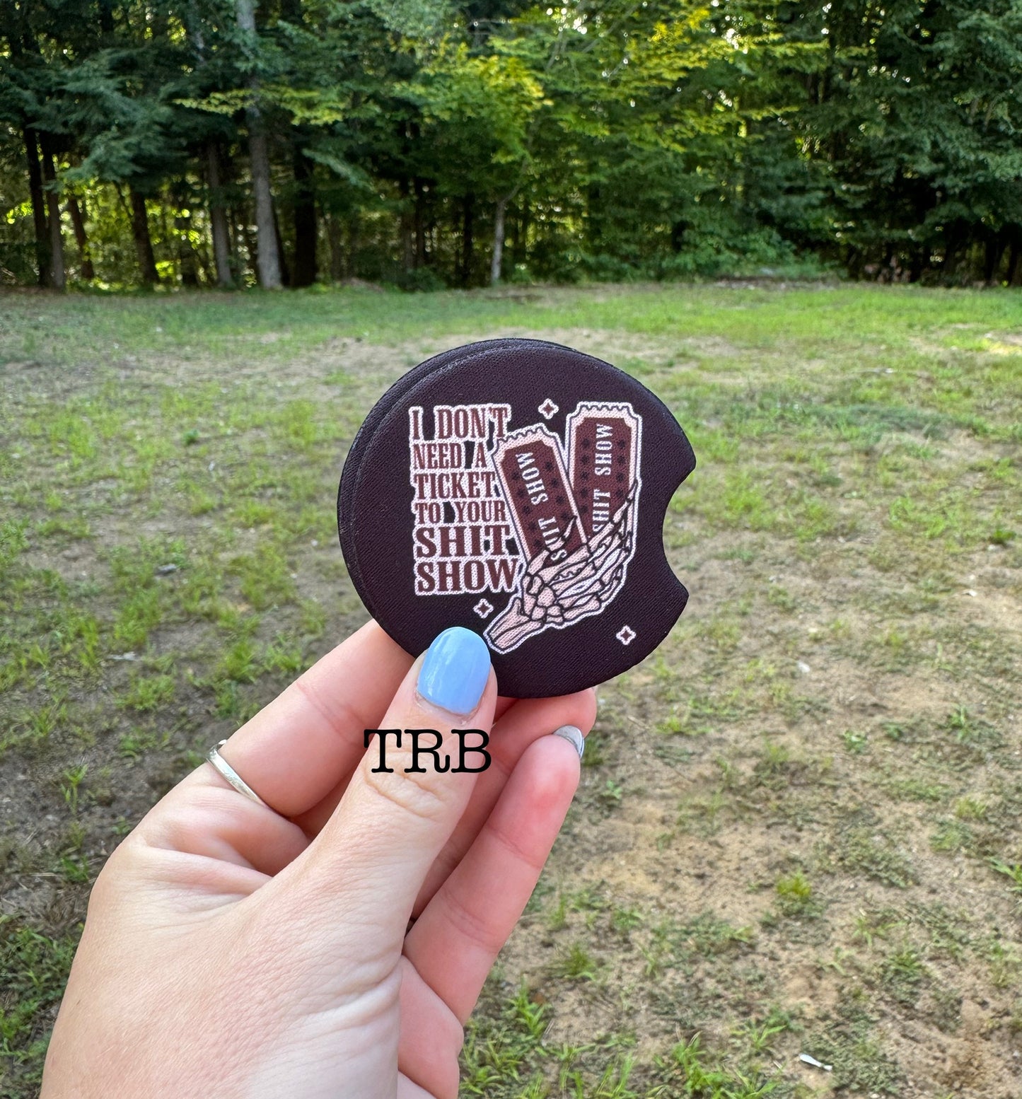 Shit Show Car Coasters