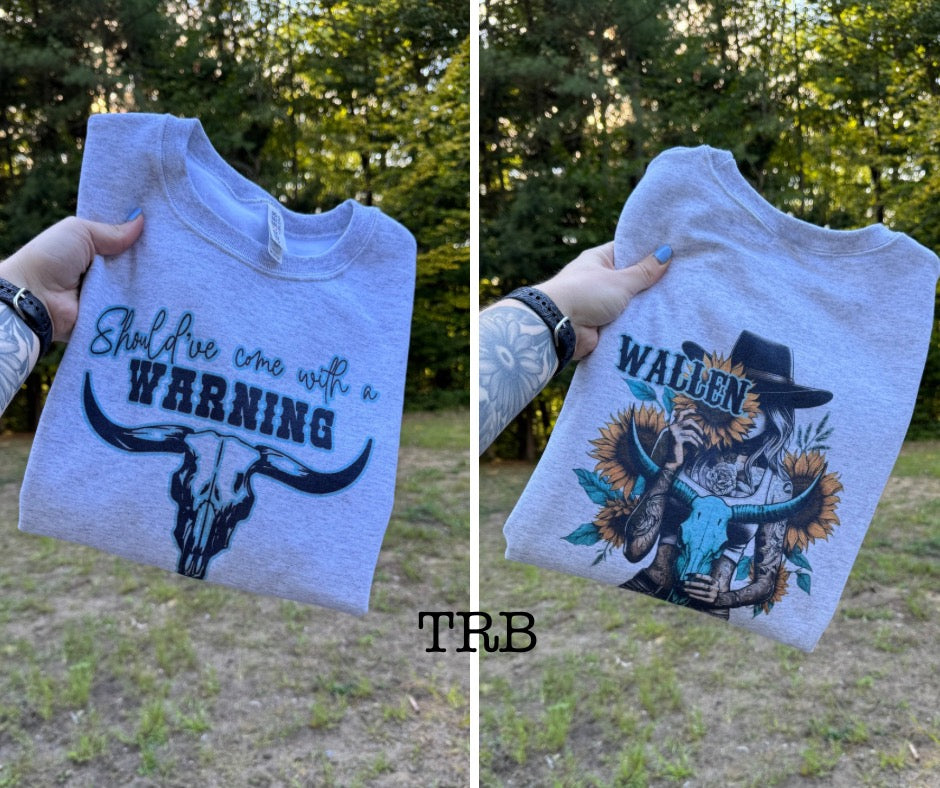 Warning Crewneck