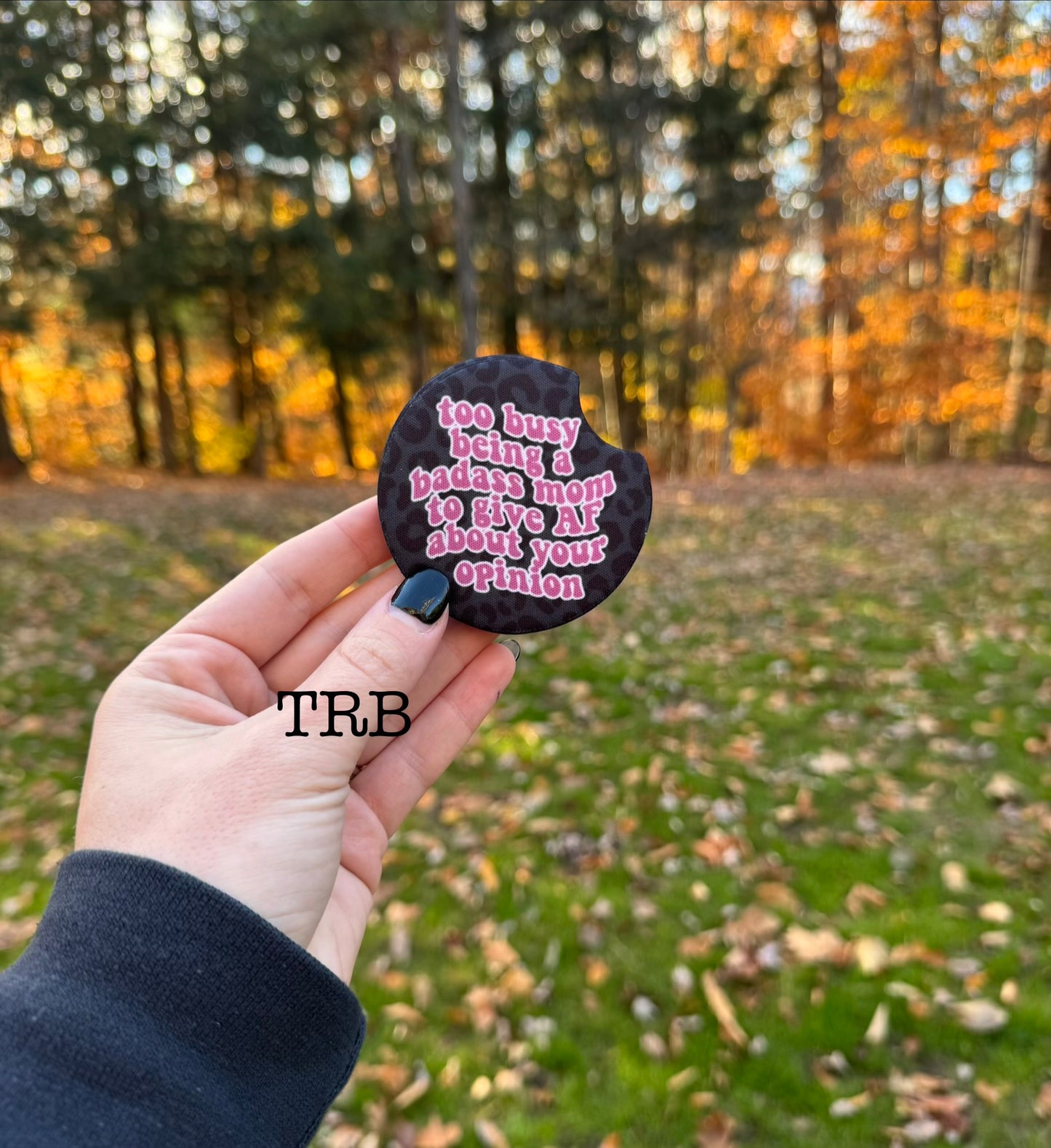 Badass Mom Car Coasters