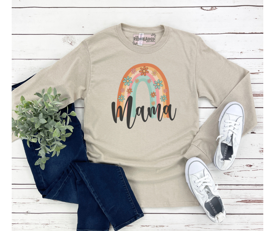 Boho Mama Long Sleeve Shirt