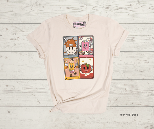 Retro School Cards T-shirt