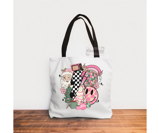 Retro Christmas Tote Bag