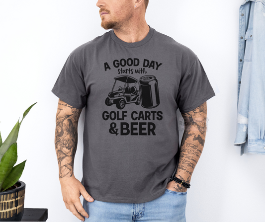 Golf Carts & Beer T-shirt