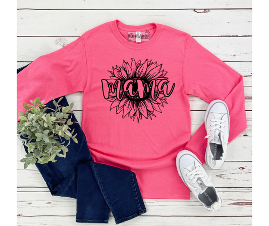 Sunflower Mama Long Sleeve Shirt