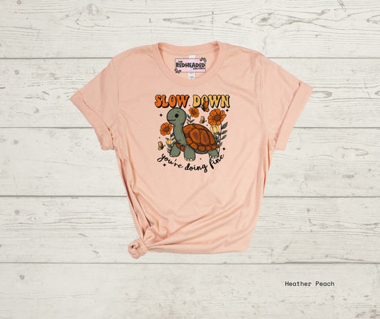 Slow Down Turtle T-shirt