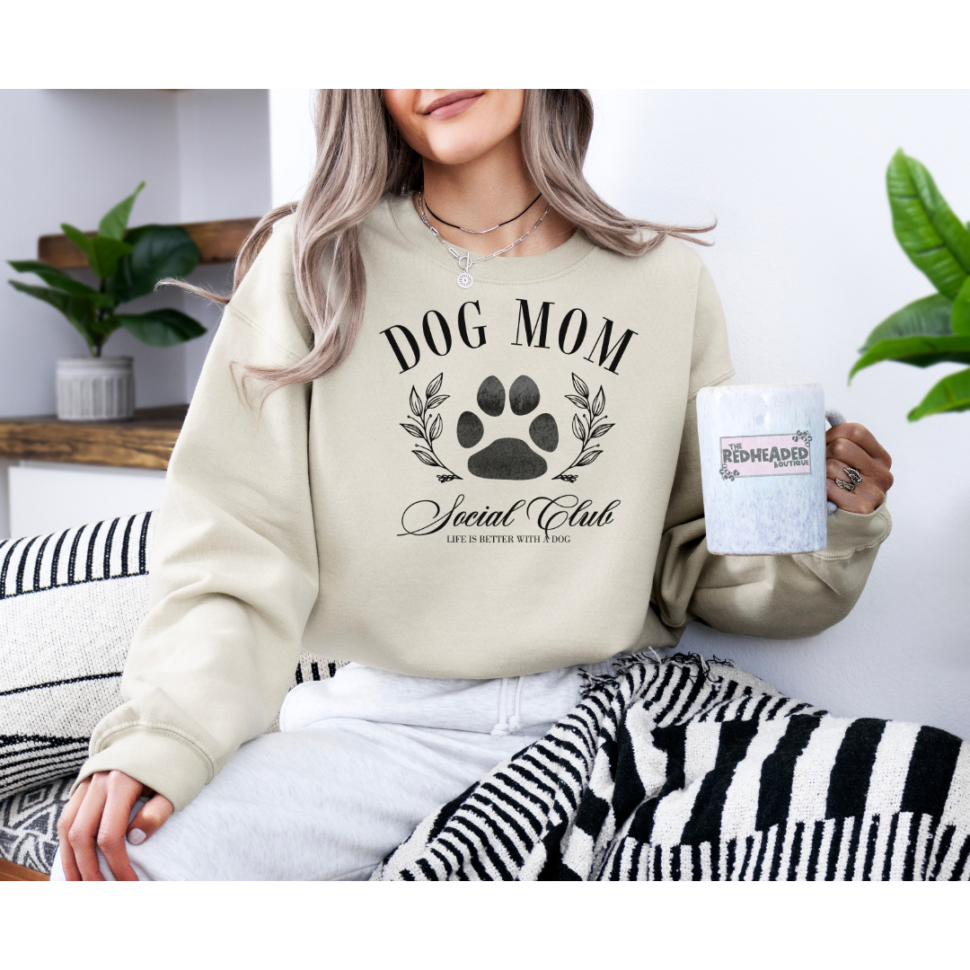 Dog Mom Social Club Crewneck