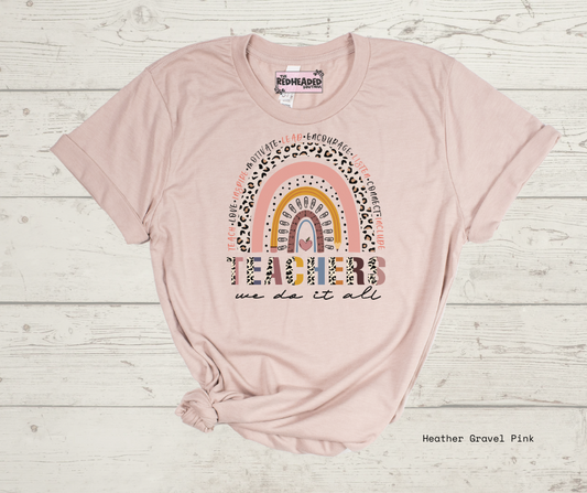 Teacher Rainbow T-shirt