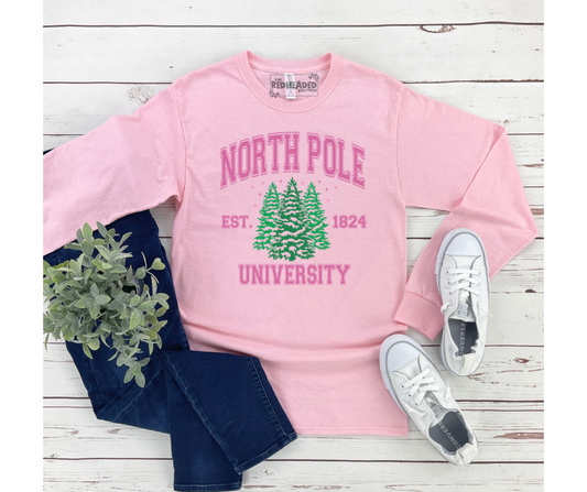 North Pole University Long Sleeve Shirt