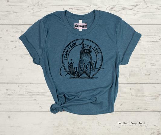 Anxiety Raccoon T-shirt