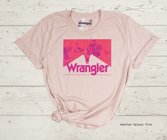 Hot Pink Wrangler T-shirt