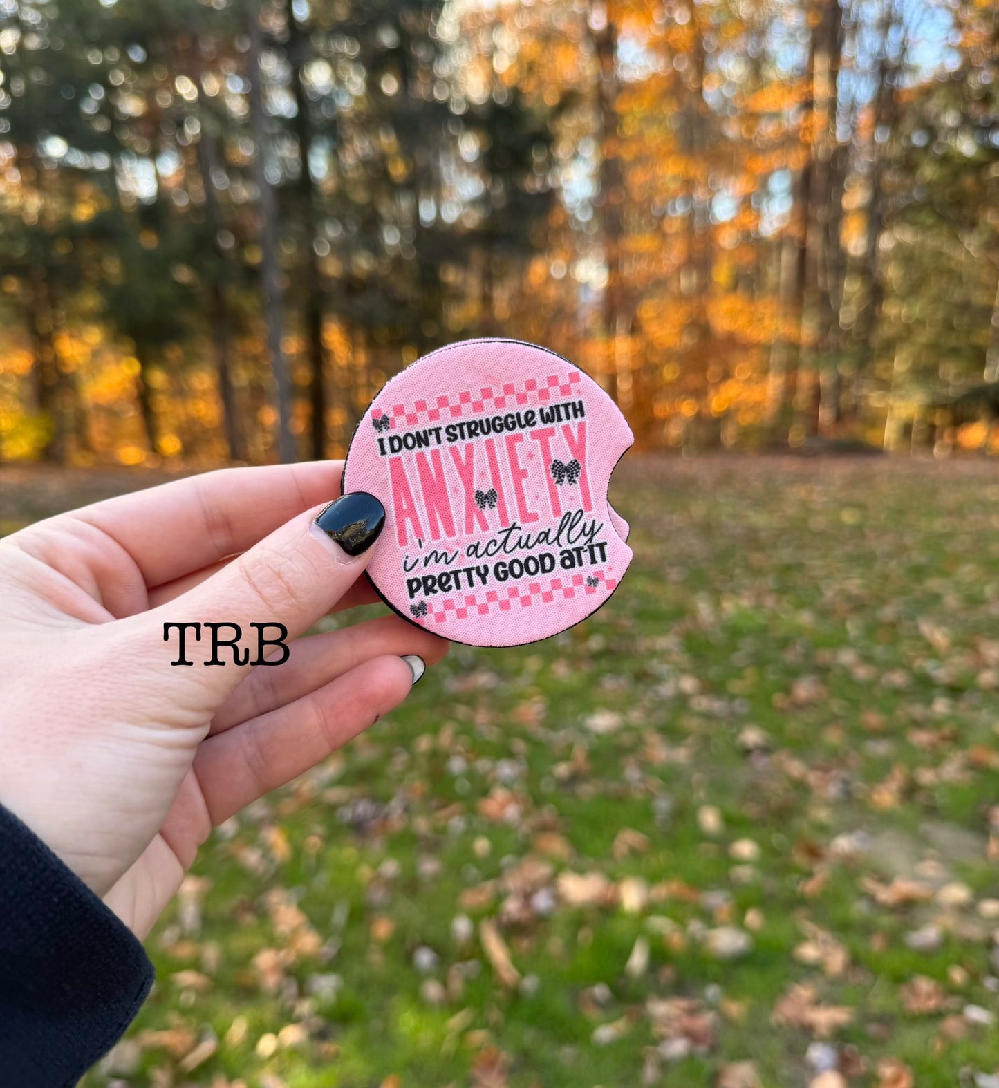Anxiety Car Coasters