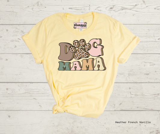 Retro Dog Mama T-shirt