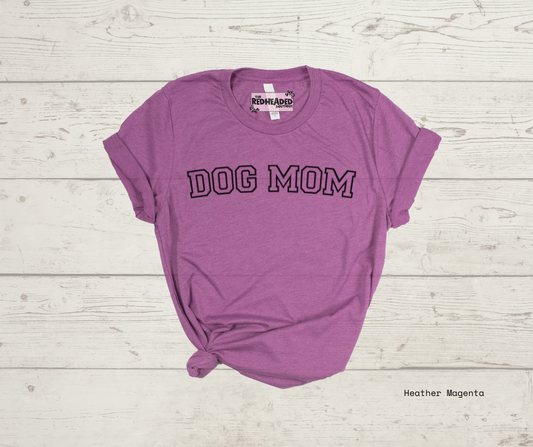 Varsity Dog Mom T-shirt