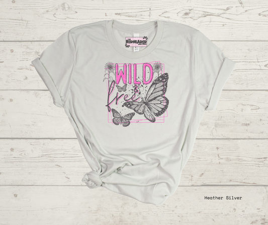 Wild & Free Butterfly T-shirt