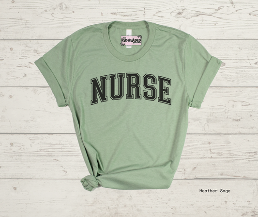 Varsity Nurse T-shirt
