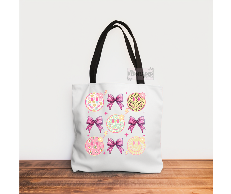 Coquette Smiley Tote Bag