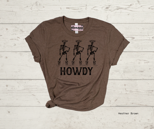 Howdy Skeletons T-shirt