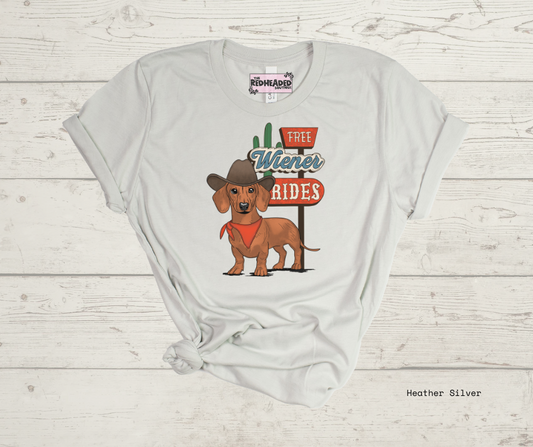 Wiener Rides T-shirt