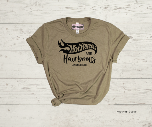 Hot wheels & Hair Bows T-shirt