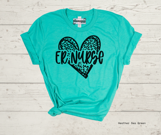 ER Nurse Heart T-shirt
