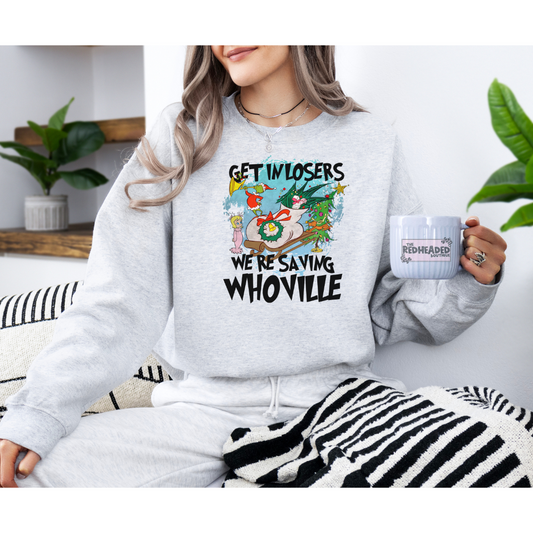 Saving Whoville Crewneck