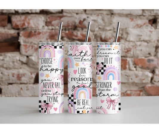 Positive Vibes Tumbler