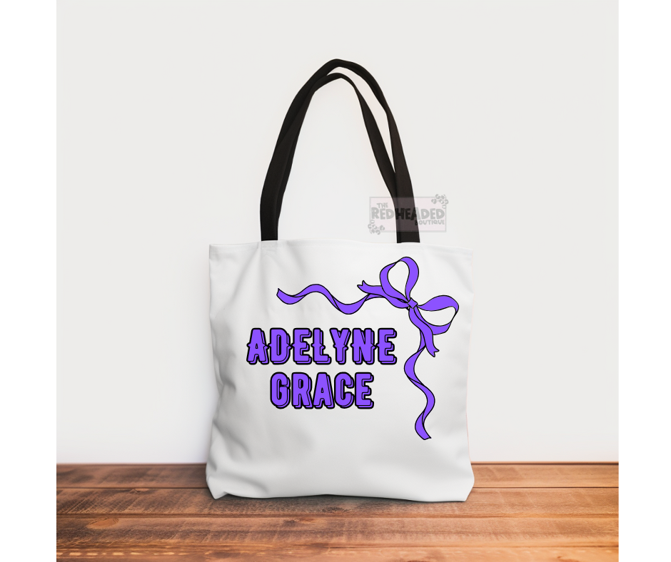 Custom NAME Tote Bag