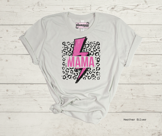 Pink Mama w/ leopard T-shirt