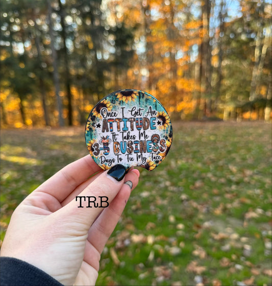 Attitude Car Coasters