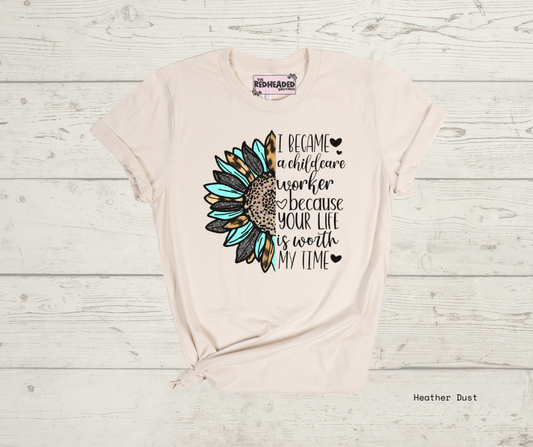 Childcare Sunflower T-shirt