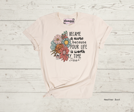 Became a Nurse T-shirt
