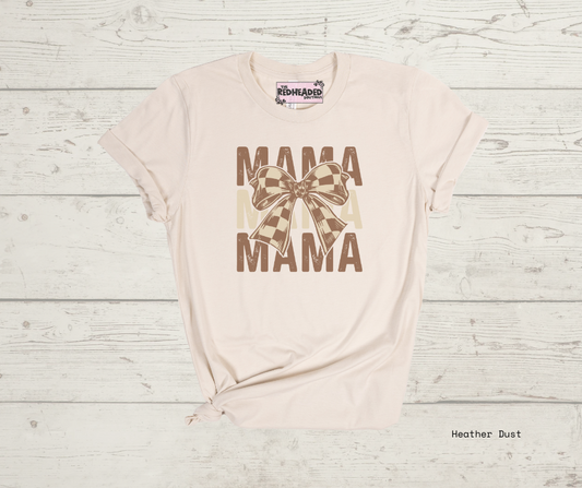 Stacked Tan Mama T-shirt