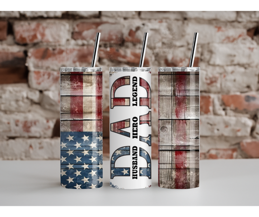 DAD Flag Tumbler