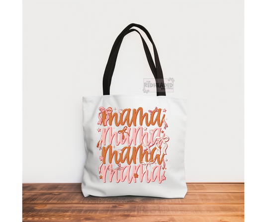 Stacked Coquette Mama Tote Bag