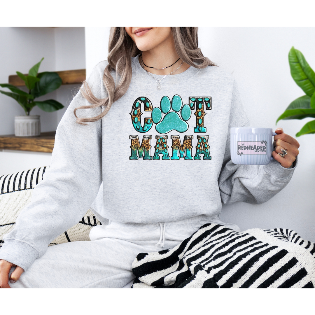 Western Cat Mama Crewneck