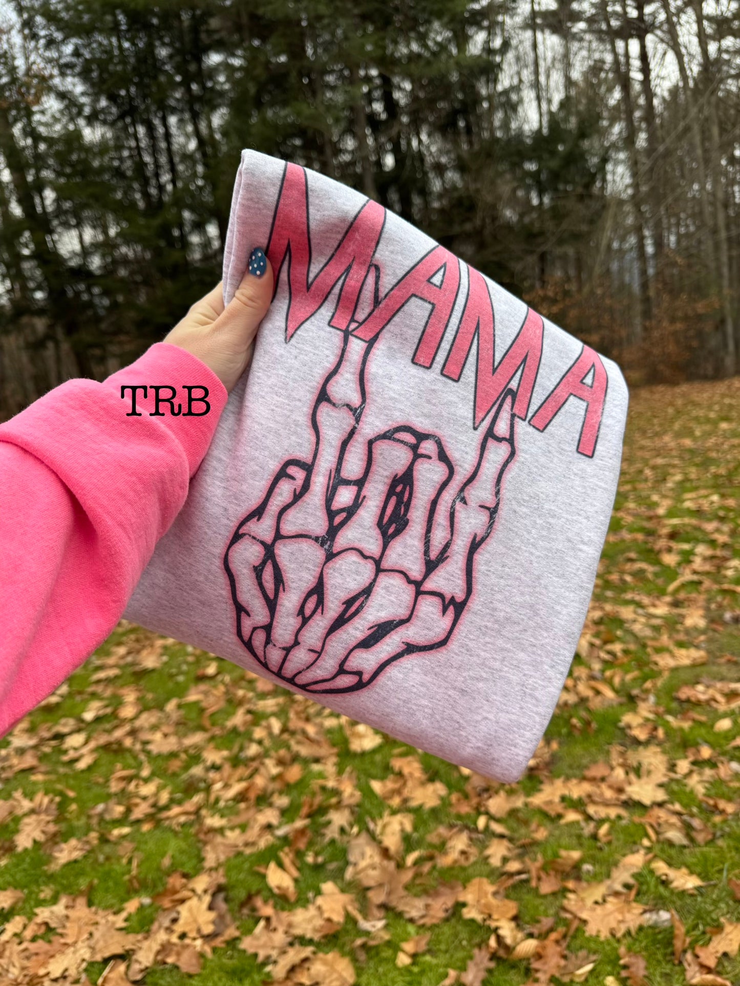 Mama Skelly Hand Crewneck