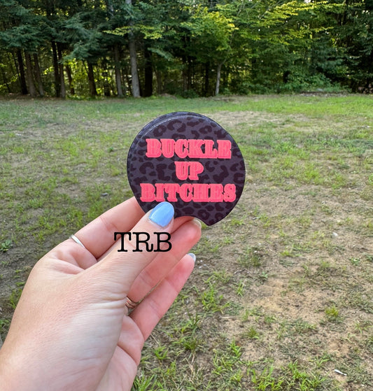 Buckle Up Car Coasters