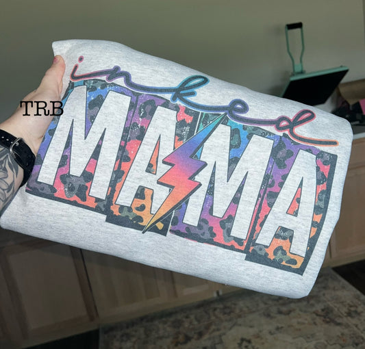Neon Inked Mama Crewneck