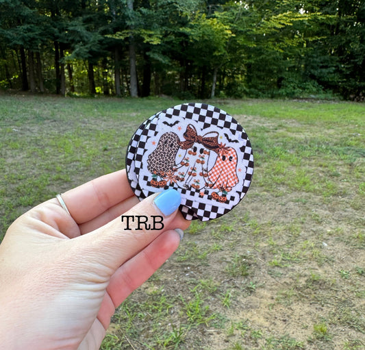 Cutie Ghosts Car Coasters